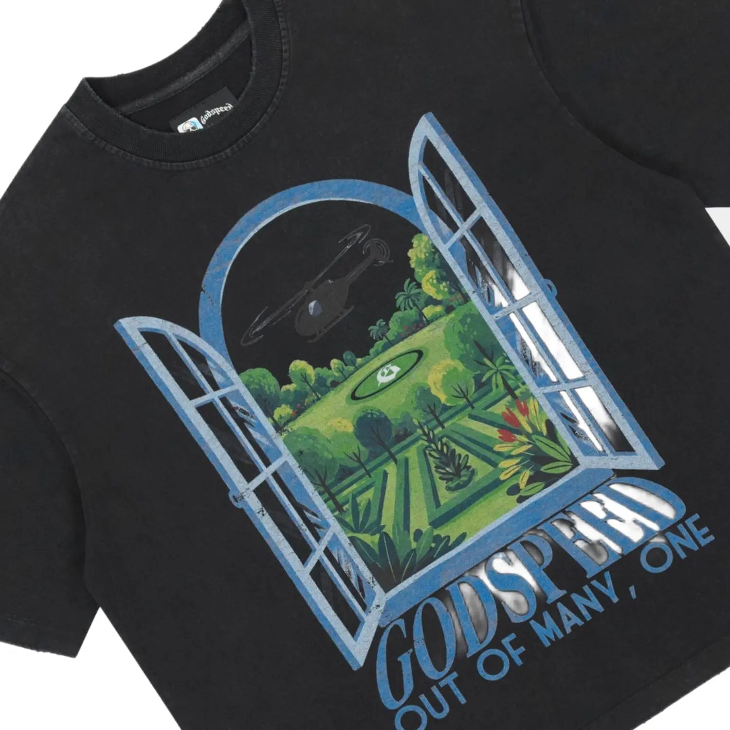Godspeed Helipad Dreams Tee Black