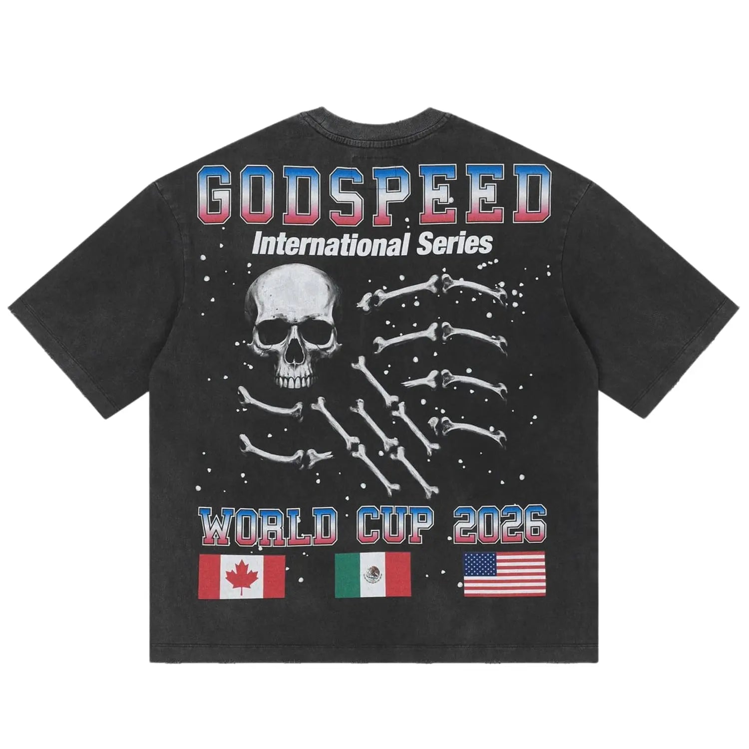 Godspeed Planet Fútbol Tee Black