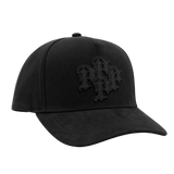 Patch Snapback Black Canvas/Black/Red Brim