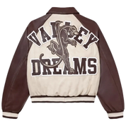 Vale Forever Woodbury Bomber Jacket Cream/Brown