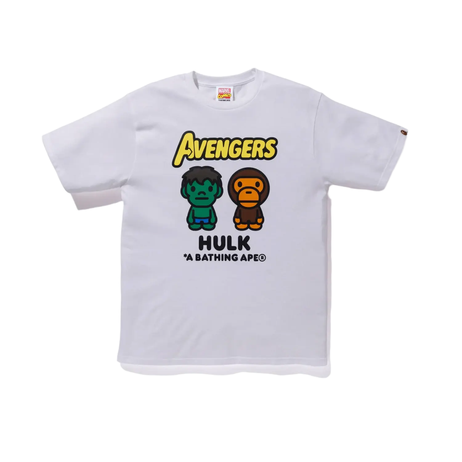 BAPE x Marvel Comics Milo The Hulk Tee White