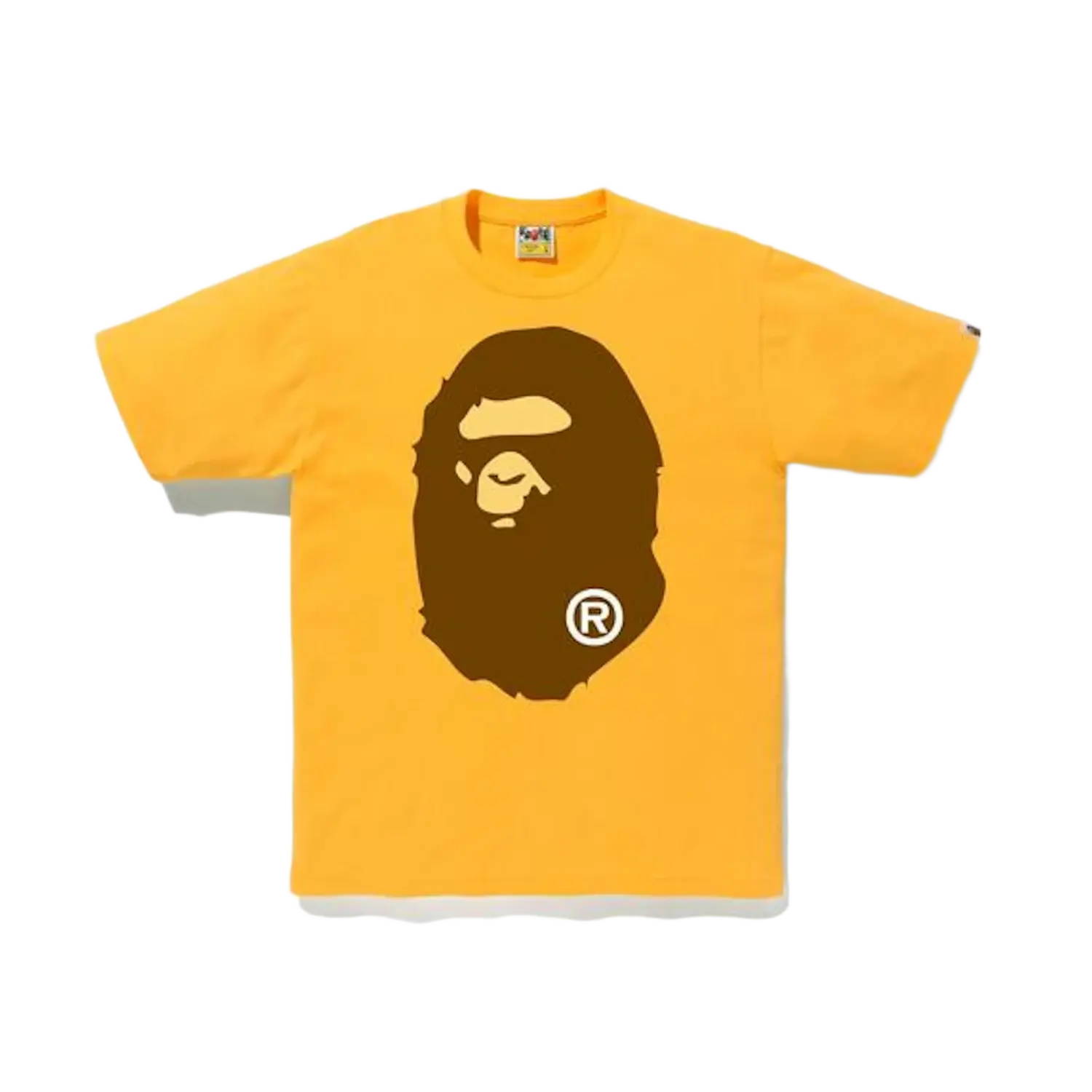 BAPE Big Ape Head Tee Yellow