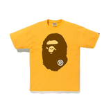 BAPE Big Ape Head Tee Yellow