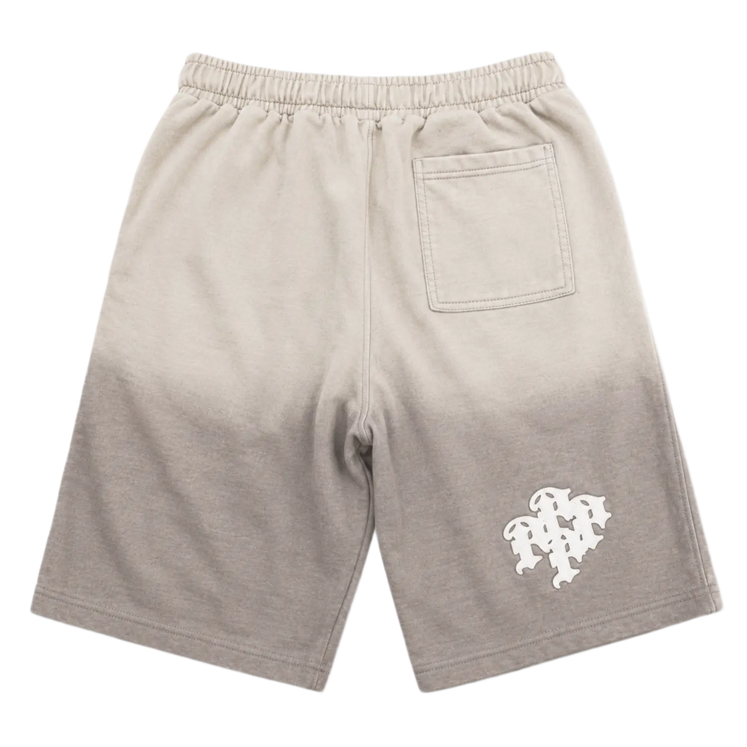 Patch Baggy Oversized Sweatshort Grey