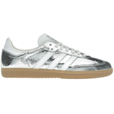 adidas Samba OG Silver Metallic Cracked Leather (Women's)