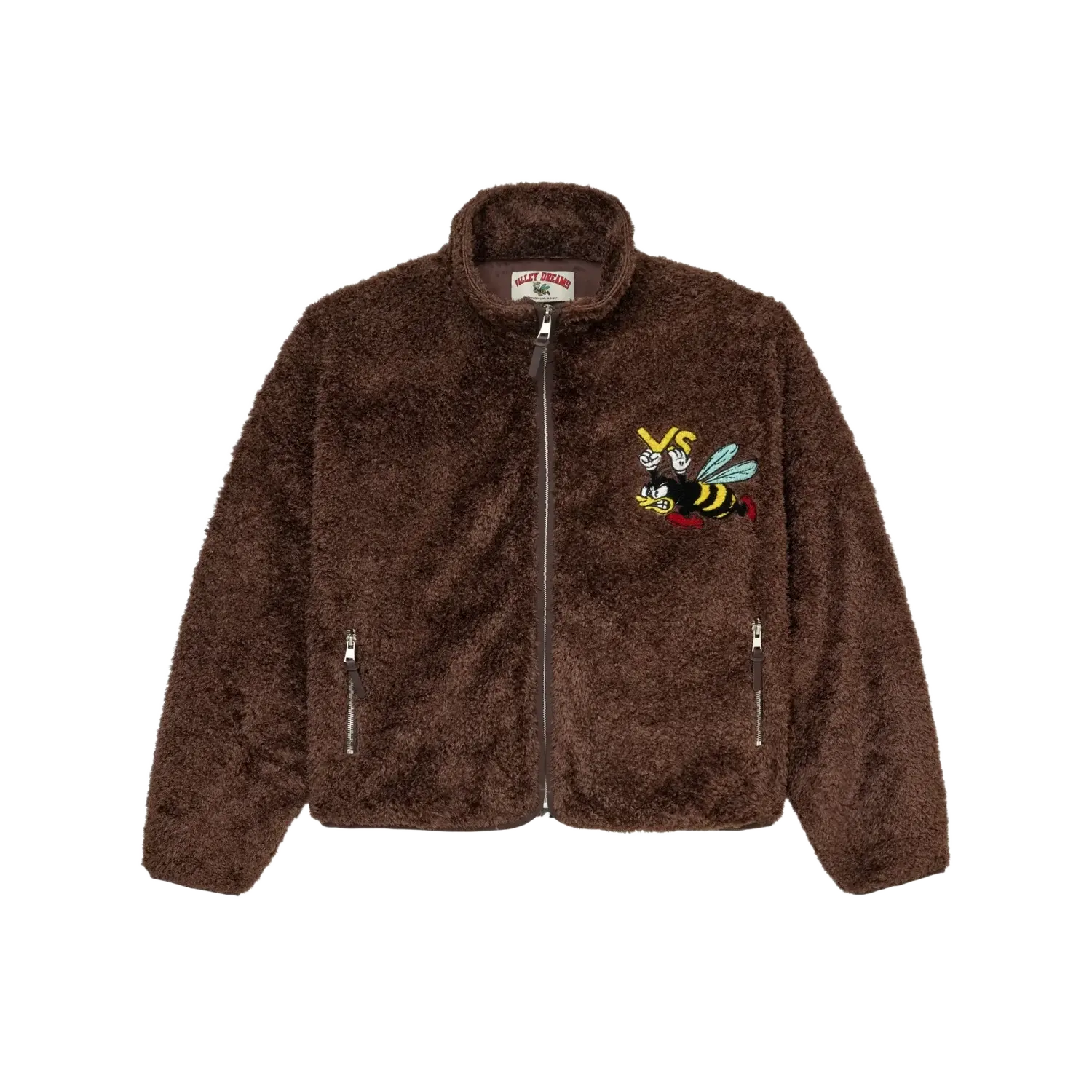 Vale Forever Lenny Fleece Jacket Brown