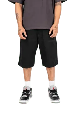 RB Baggy Denim Shorts Black