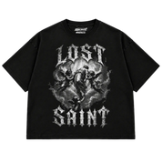Lost Saint Divine Ascension Drop Crop Tee Black