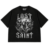 Lost Saint Divine Ascension Drop Crop Tee Black