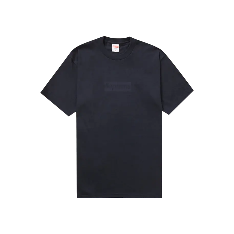 Supreme Tonal Box Logo Tee Navy