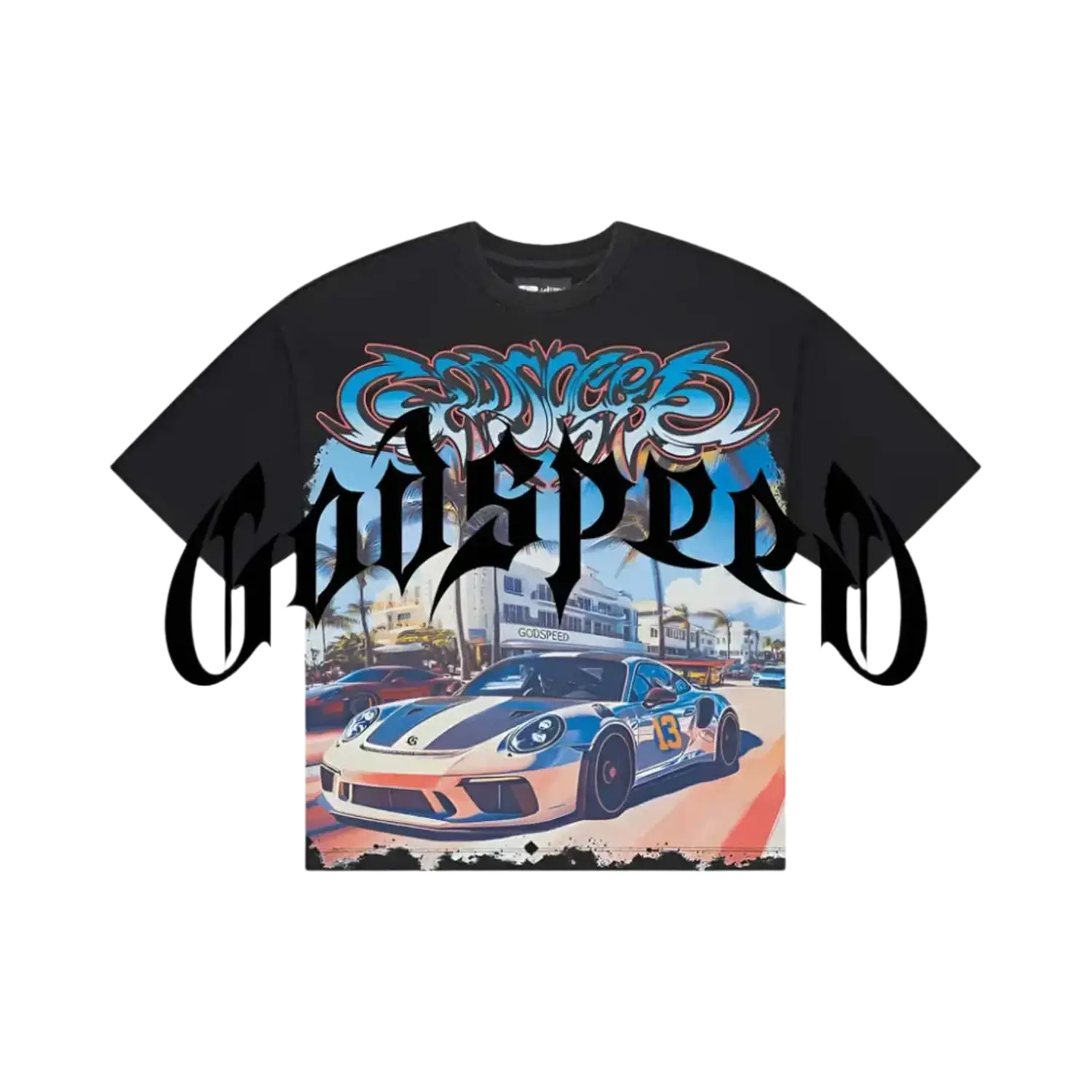 Godspeed Miami GT Tee Black