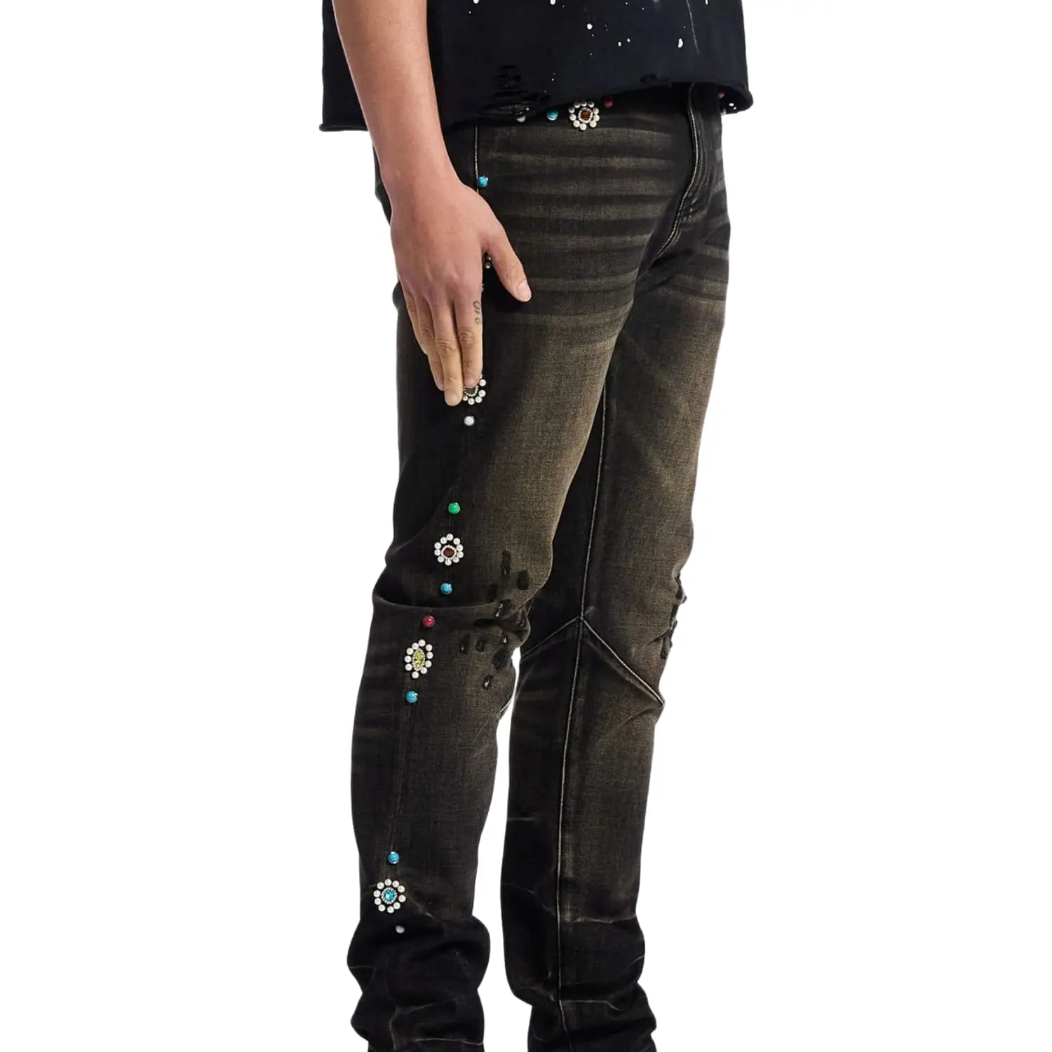 Crysp Denim Skinny Floral FW26