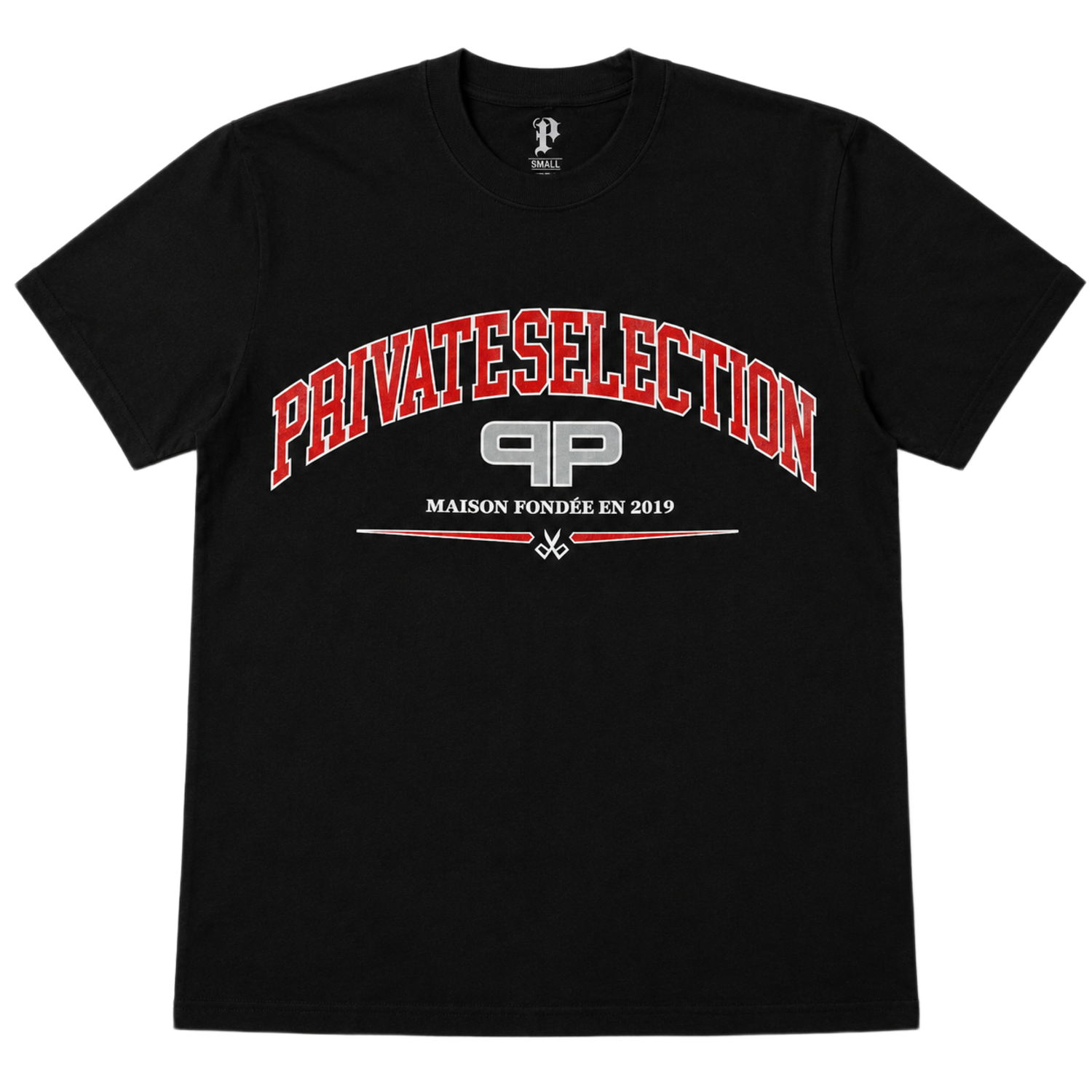 Private Maison Tee Black/Red