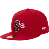Supreme Money S Logo New Era 59Fifty Fitted Cap Red