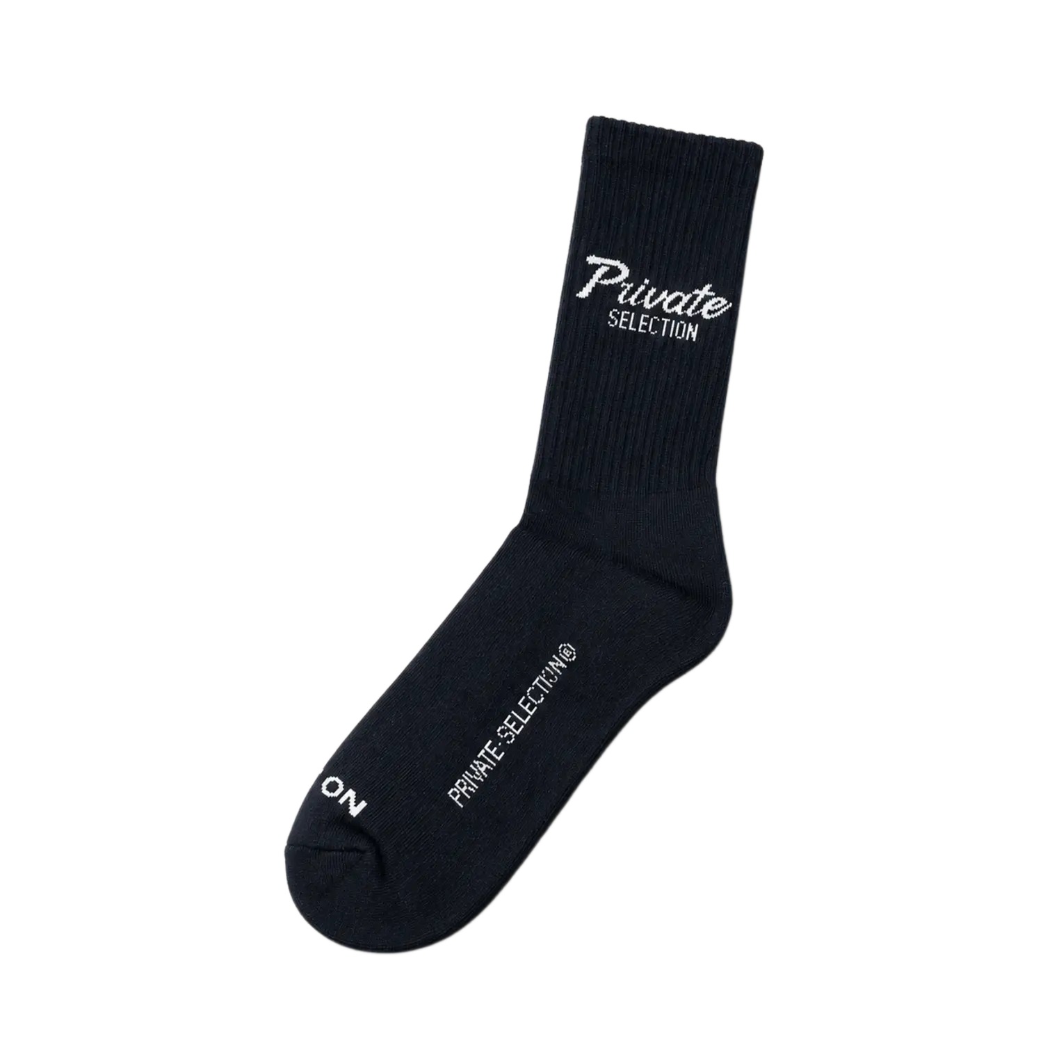 Script Socks Black
