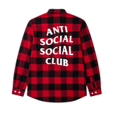 Anti Social Social Club Flannel Red/White