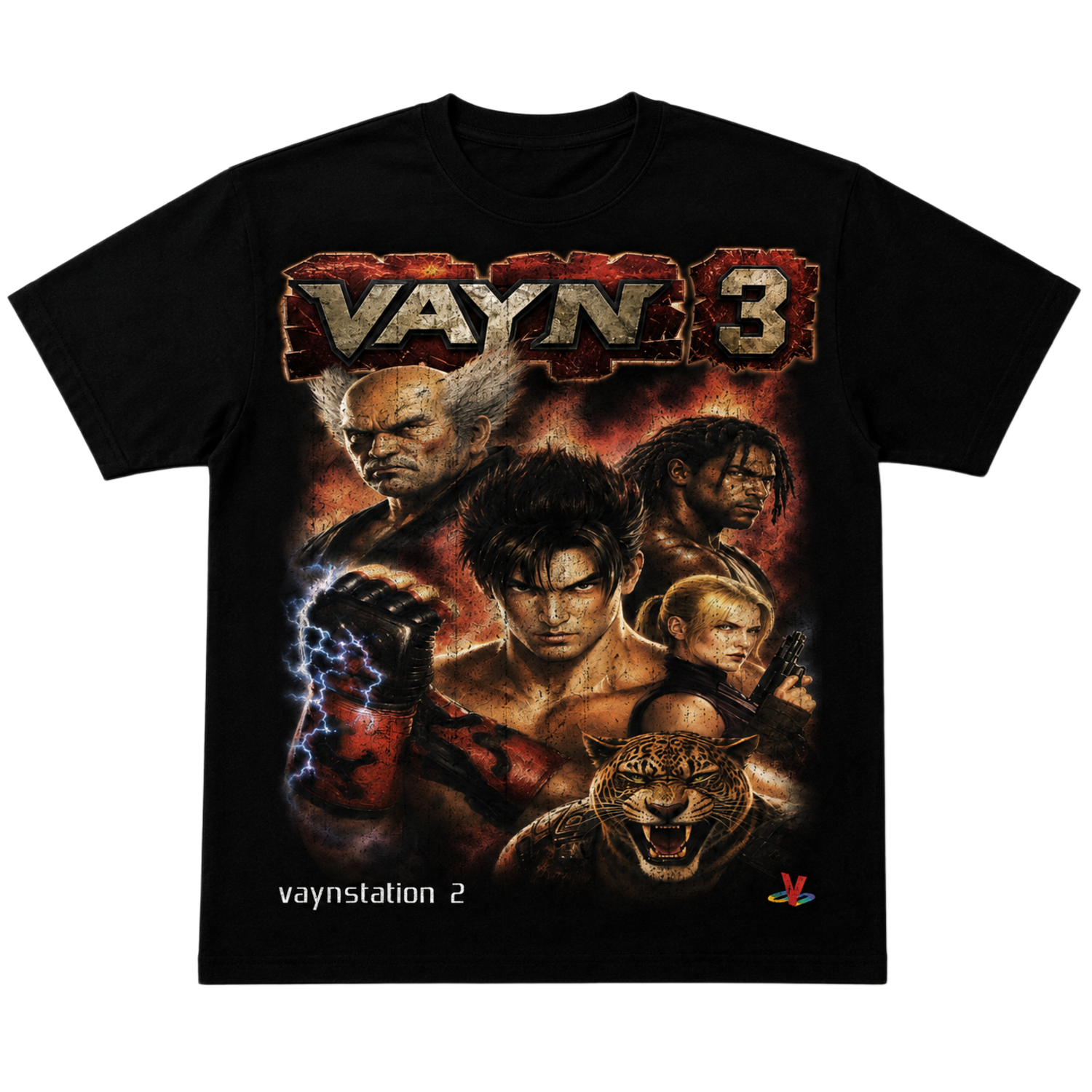 VAYN Fighter Tee Black