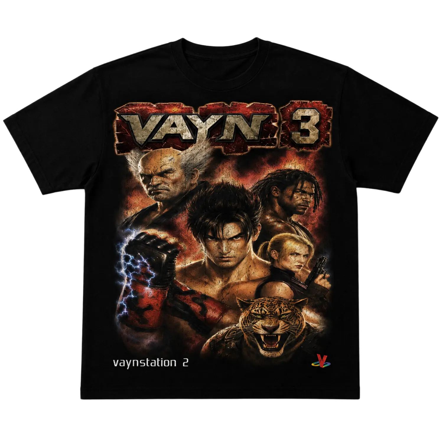 VAYN Fighter Tee Black