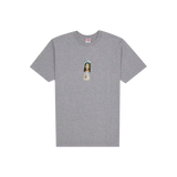 Supreme Prayer Card Box Logo Tee Heather Grey