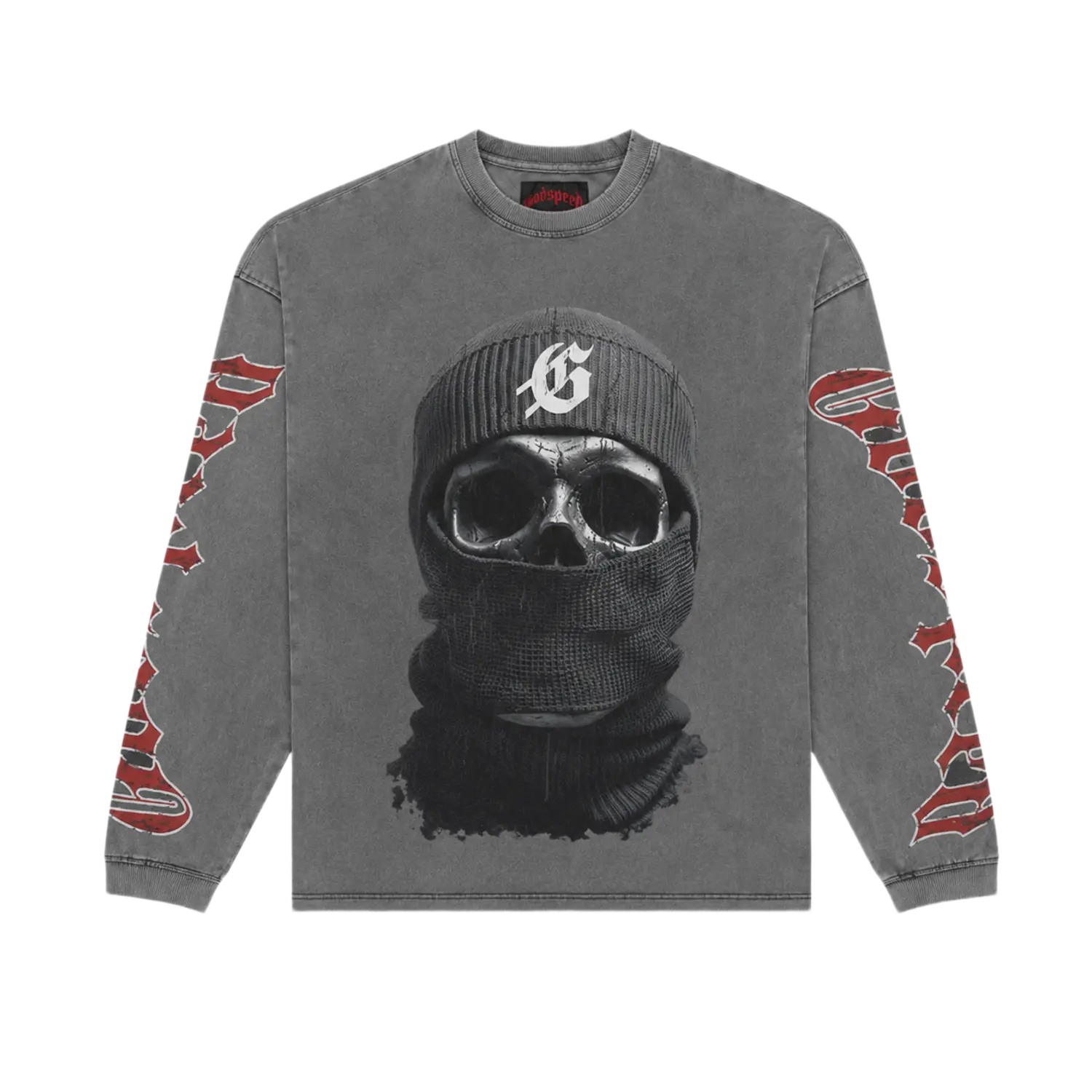 S Tee Washed Grey