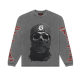 Godspeed Balaclava L/S Tee Washed Grey
