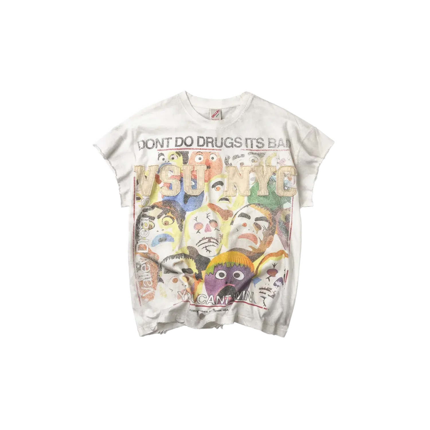 Vale Forever No Drugs Tank White