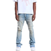 Crysp Denim Arch Flare Denim Light Blue