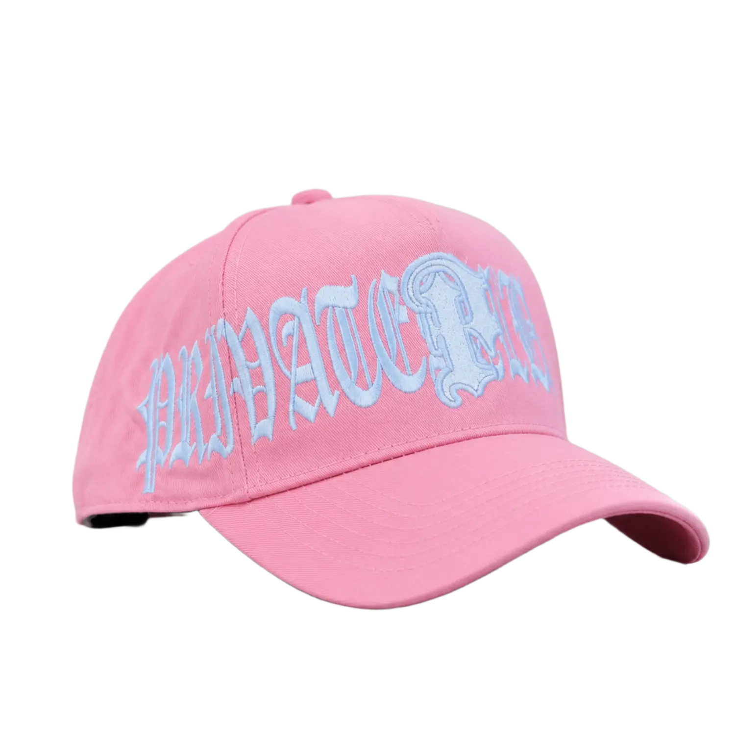 Old English Snapback Glitter Pink/White