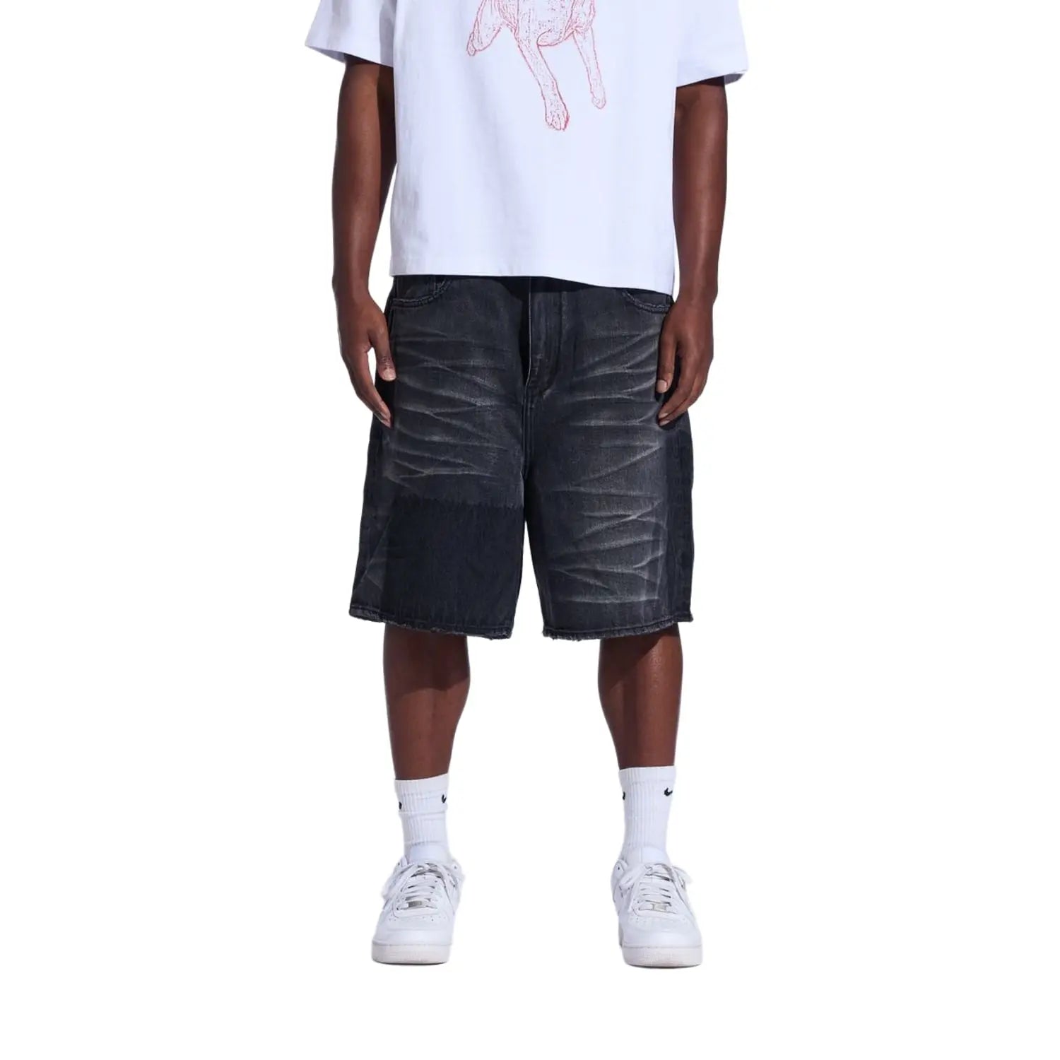 Crysp Denim Rod Short Vintage Grey