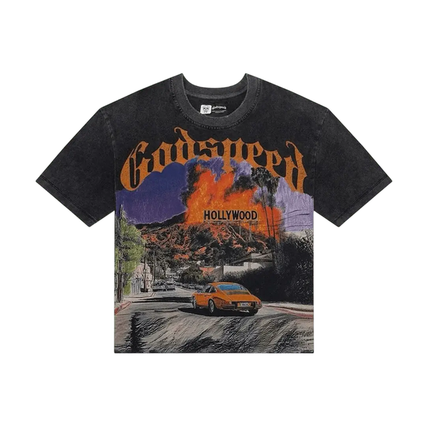 Godspeed Los Scandalous Tee Black