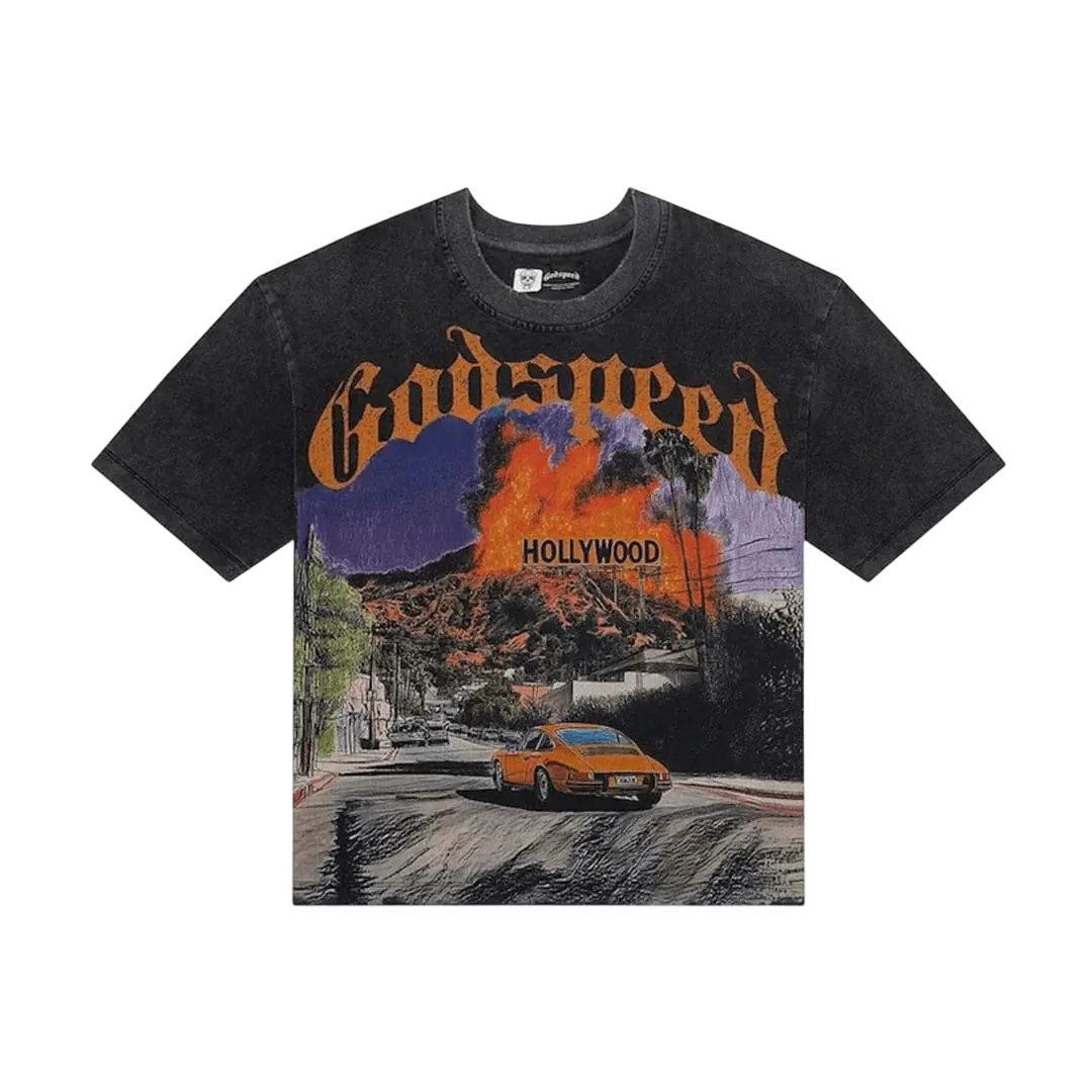 Godspeed Los Scandalous Tee Black