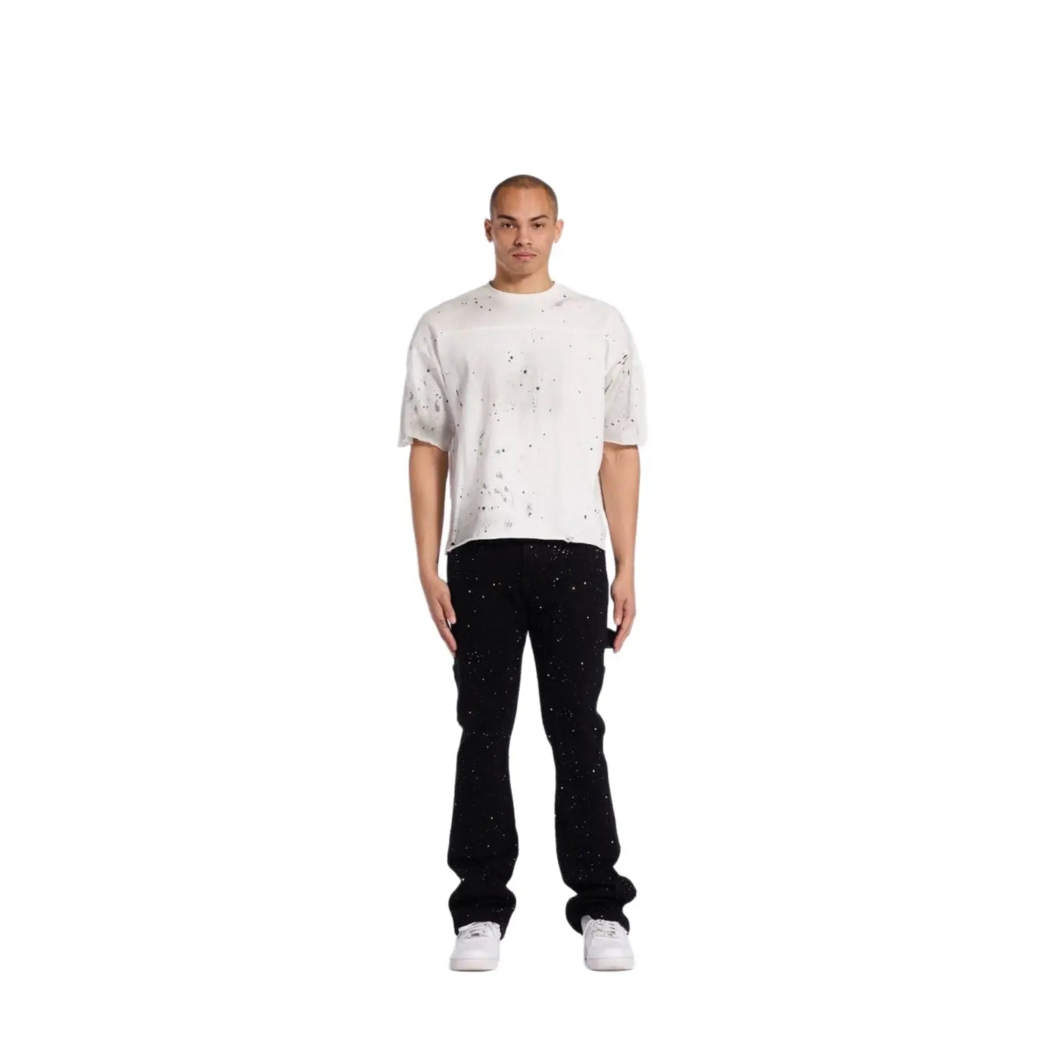Crysp Denim Iced Flare Black FW26