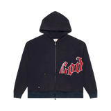 Godspeed OG Logo V2 Hoodie Navy/Red