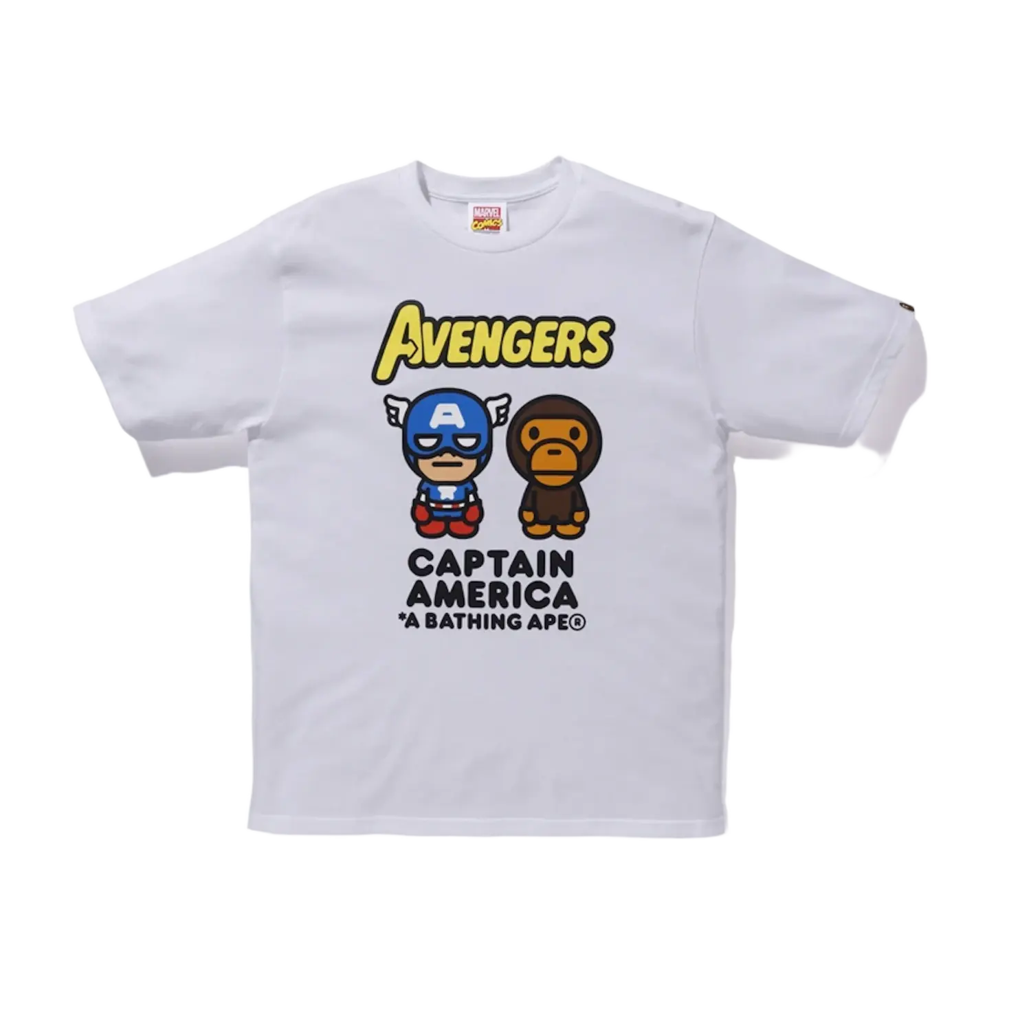 BAPE x Marvel Milo Captain America Tee White