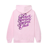 Anti Social Social Club Eyelash Hoodie Pink