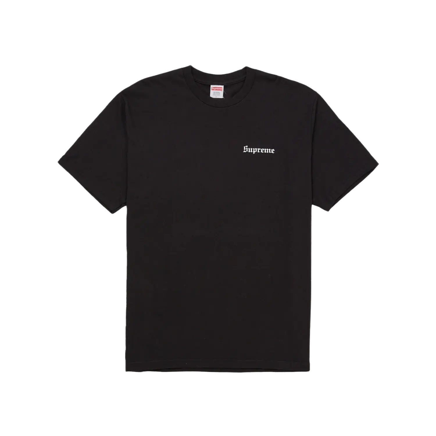 Supreme Paris Is Burning Tee Black