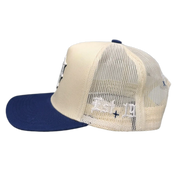 Keep It P Trucker Cream/Navy Suede