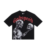 Godspeed Mankind vs AI III T-shirt Black/Red