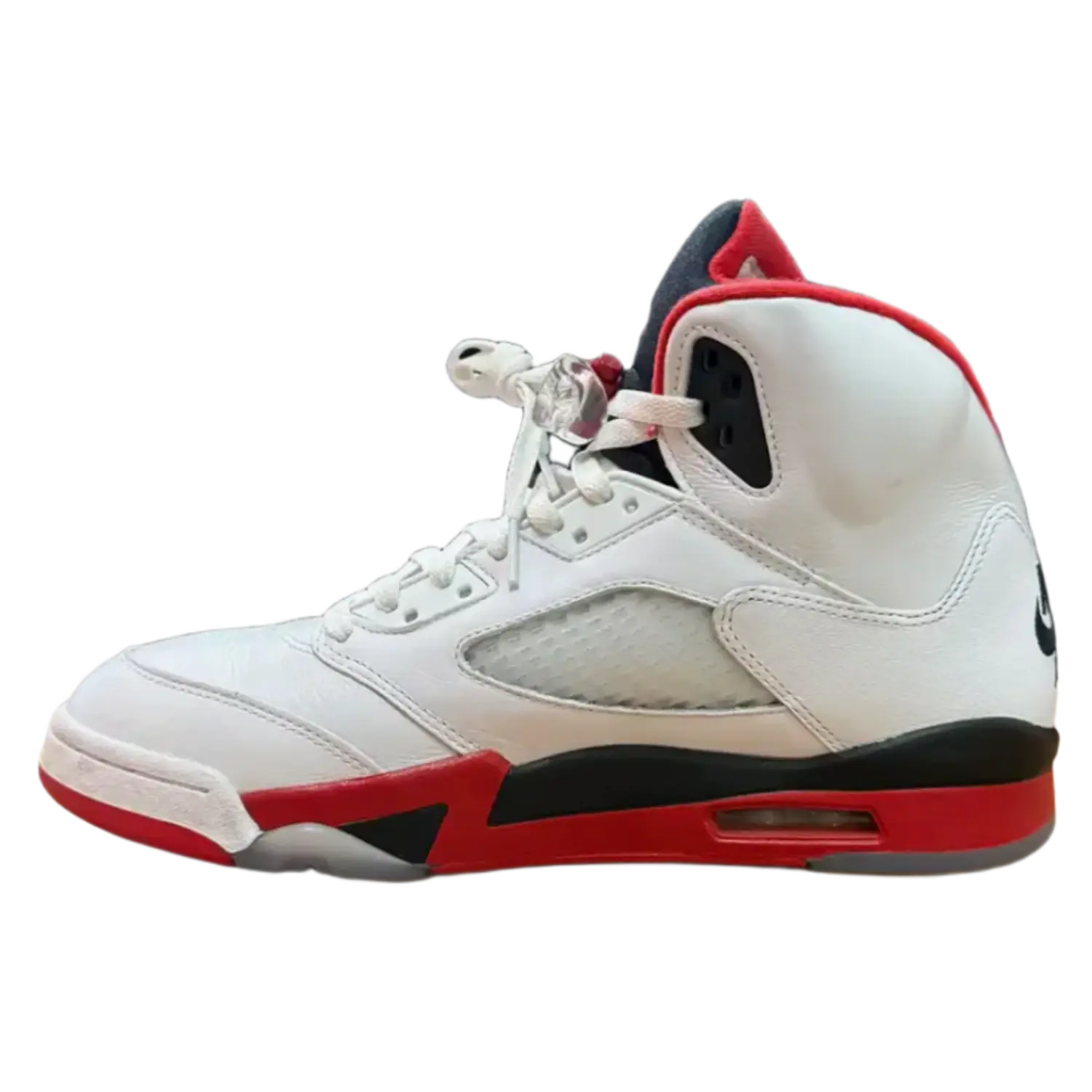 Jordan 5 Retro Fire Red Black Tongue (2025)