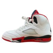 Jordan 5 Retro Fire Red Black Tongue (2025)