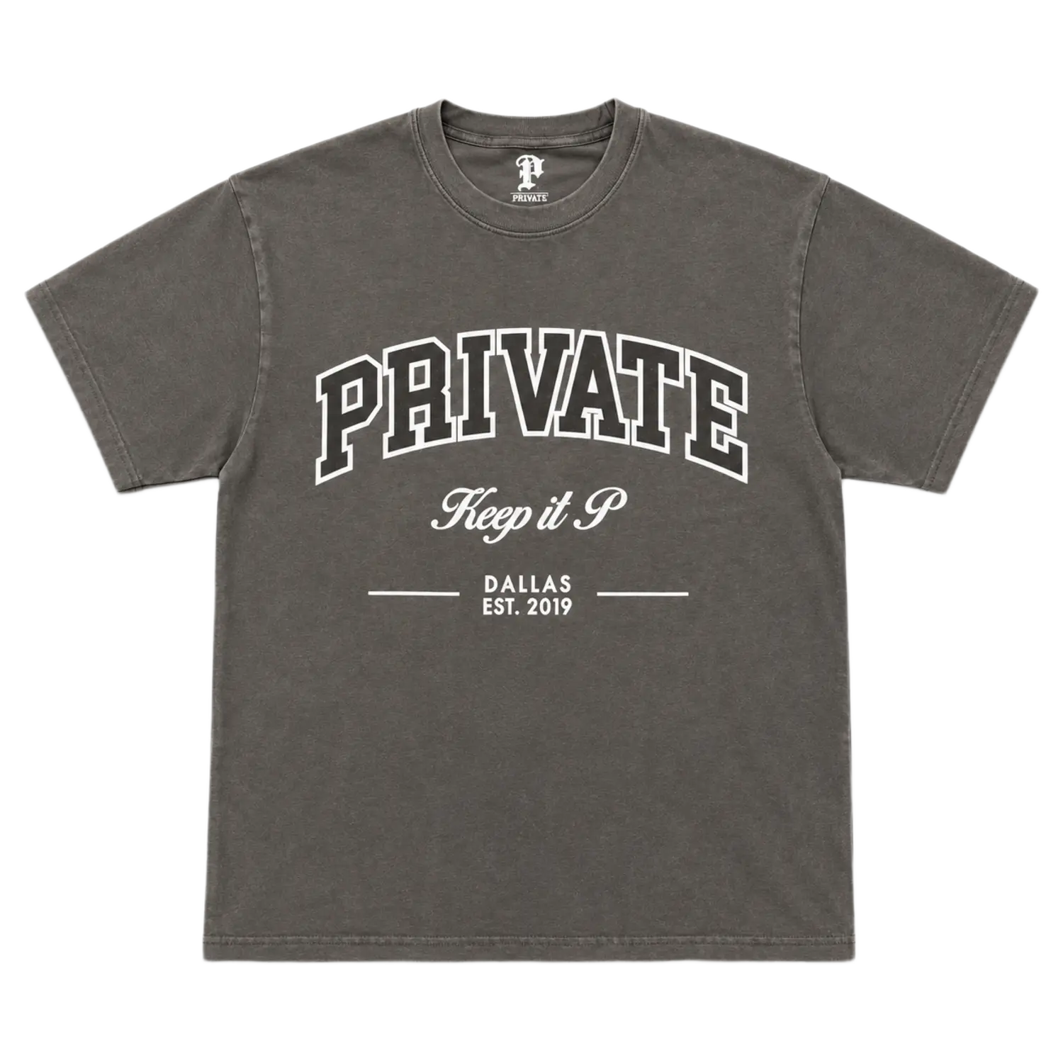 Keep It P Tee Vintage Black