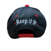 Keepin It P Snapback Black/Red/White