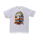 BAPE x Marvel Camo Black Widow Tee White