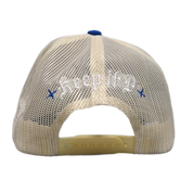 Keep It P Trucker Cream/Blue Suede