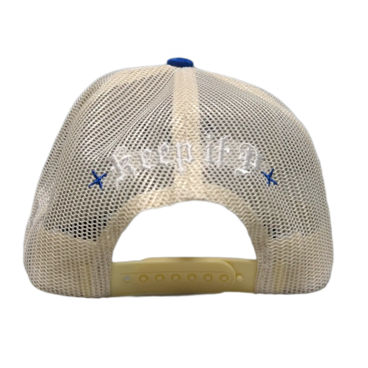 Keep It P Trucker Cream/Blue Suede