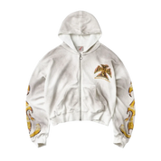 Vale Forever Reborn Waffle Zip Up White