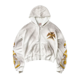 Vale Forever Reborn Waffle Zip Up White