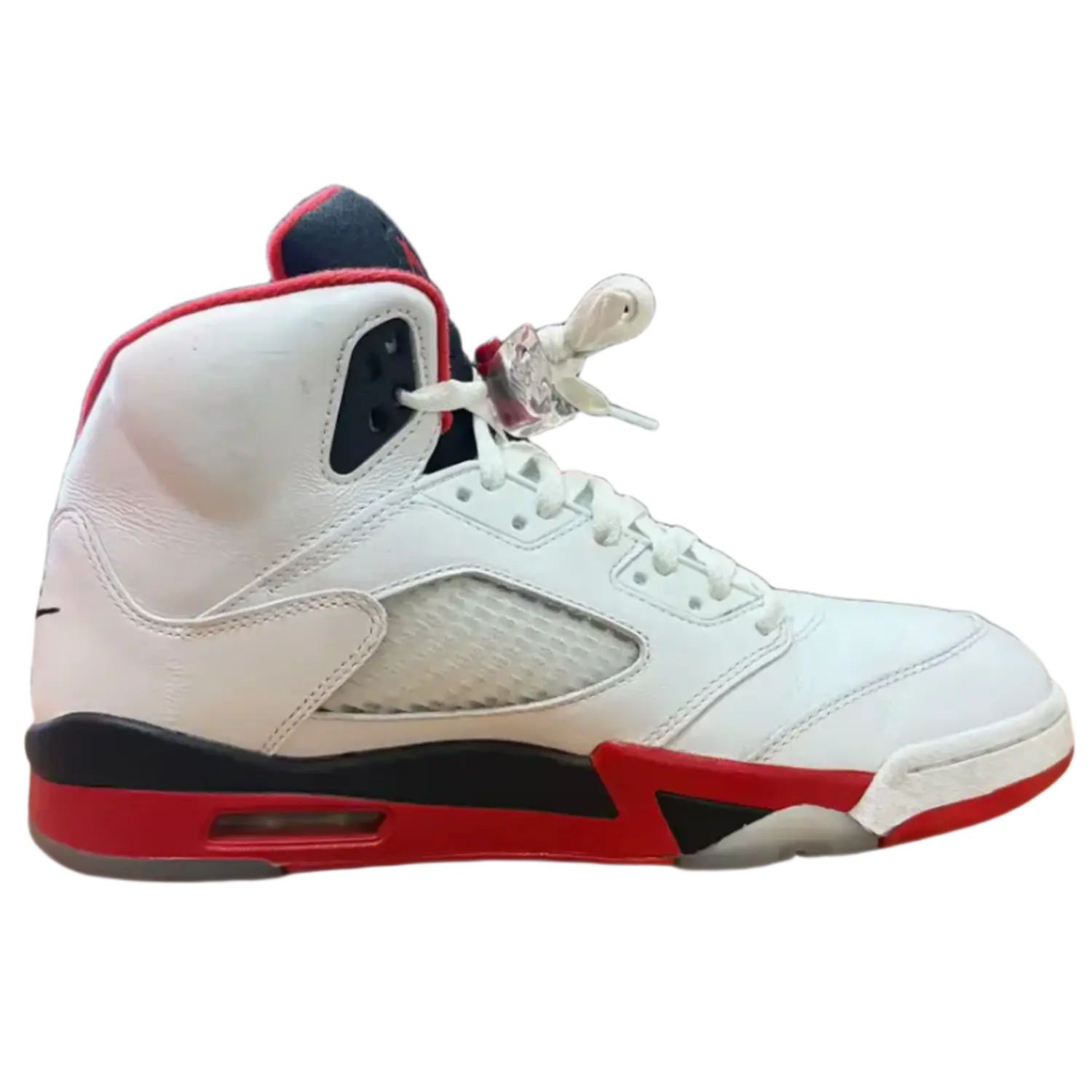 Jordan 5 Retro Fire Red Black Tongue (2025)