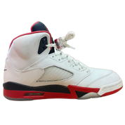 Jordan 5 Retro Fire Red Black Tongue (2025)
