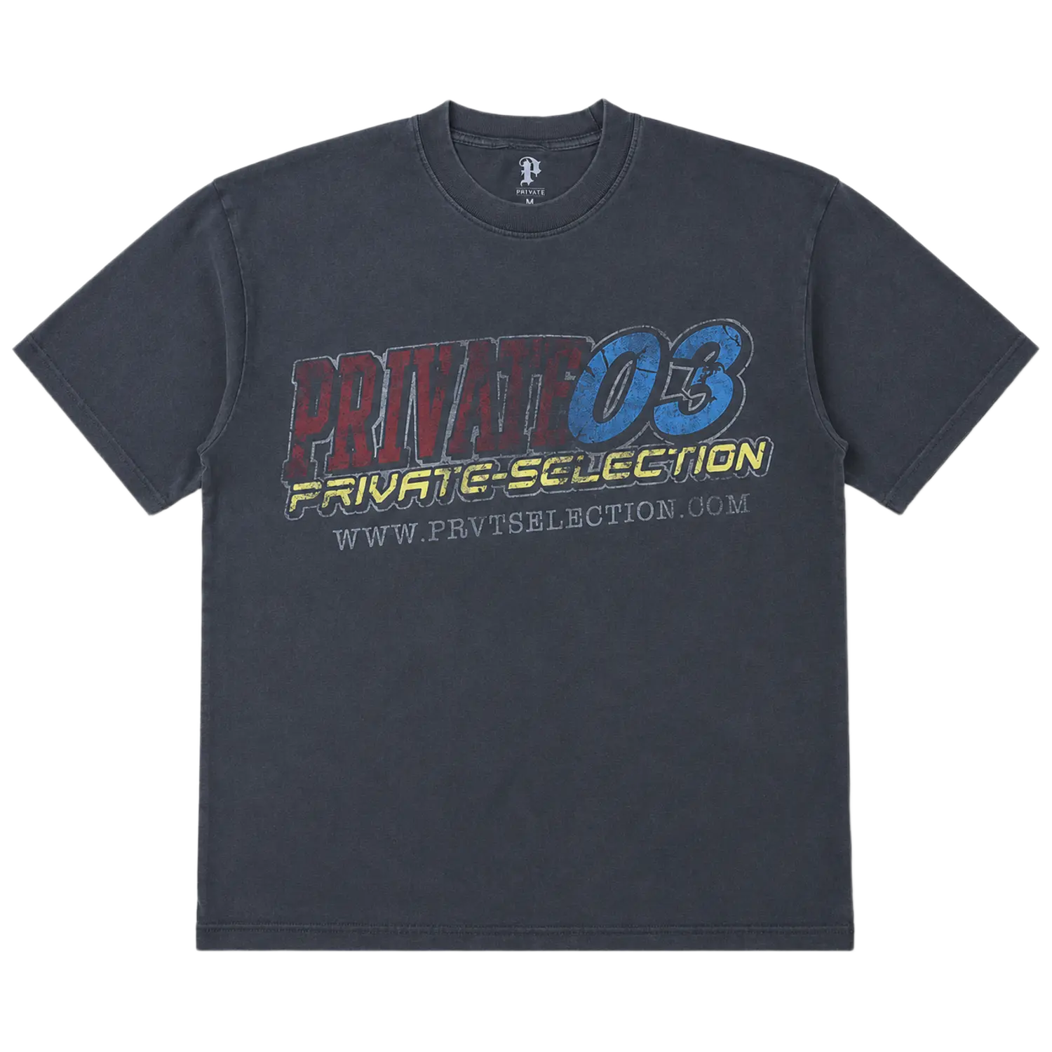 Private 03 Dot Com Tee Vintage Black